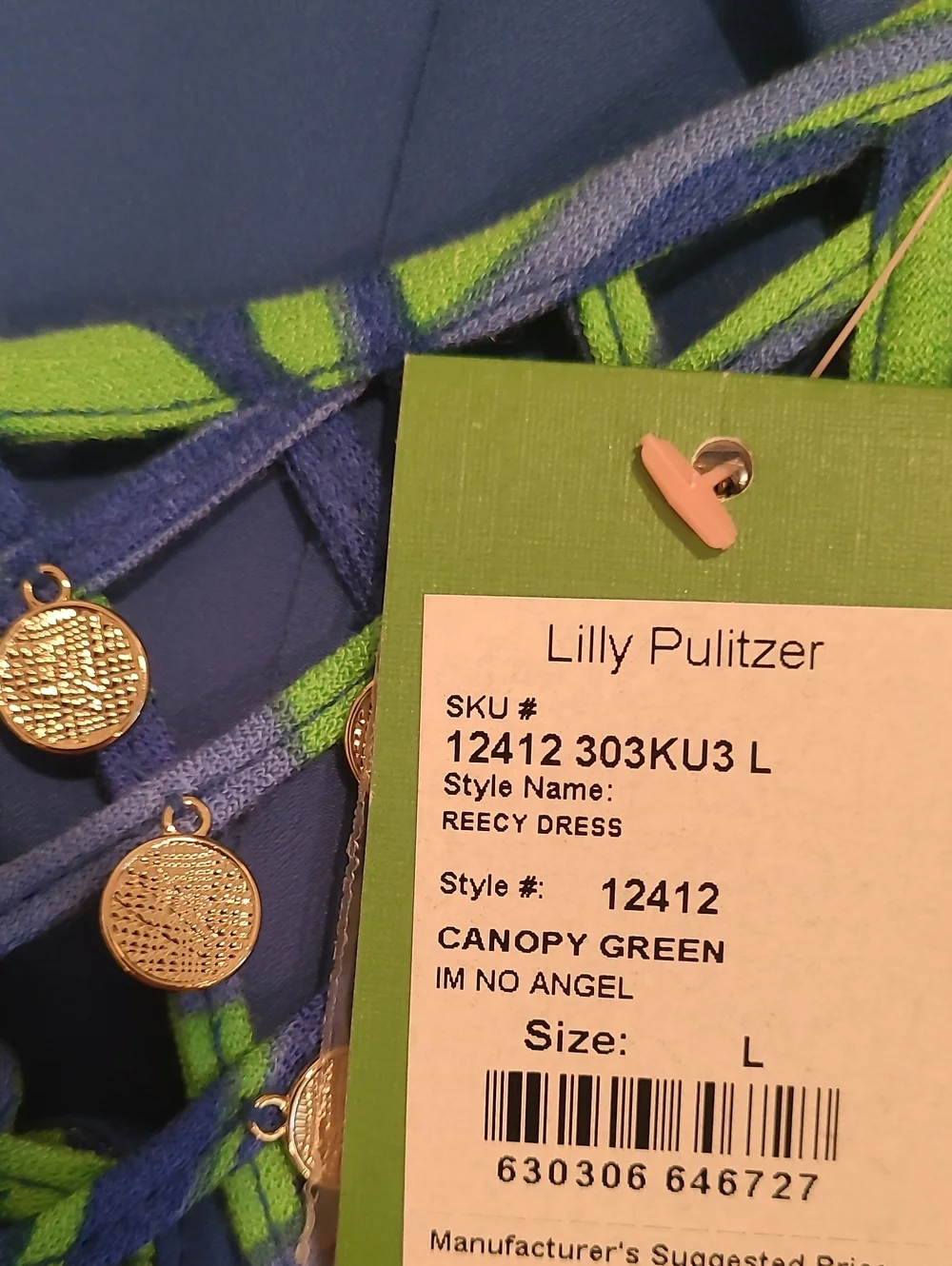 🔥🦄🔥 NWT Lilly Pulitzer Reecy Dress L